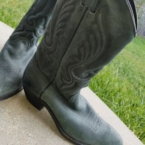 Off black/Dark grey Abilene cowboy boots